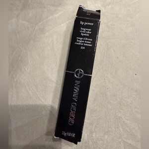 Giorgio Armani lip power lipstick new